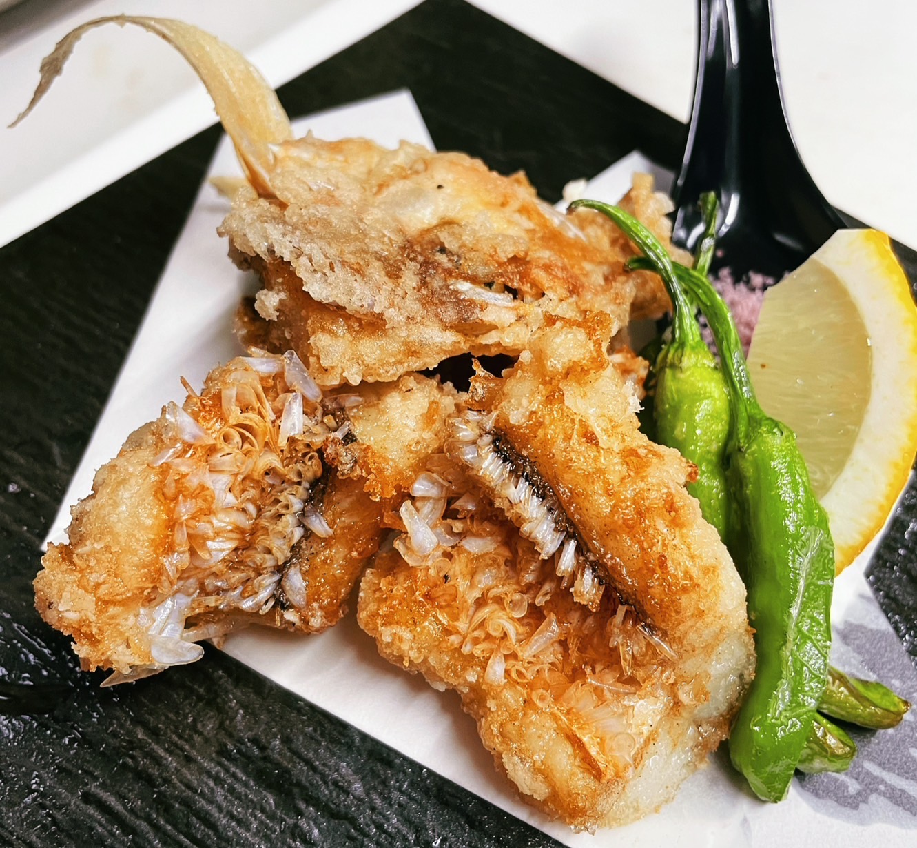 甘鯛の松笠揚げ